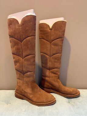 UGG Women's Tall Suede Over-the-Knee Boots in Chestnut